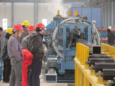 Q235B方管車(chē)間展示